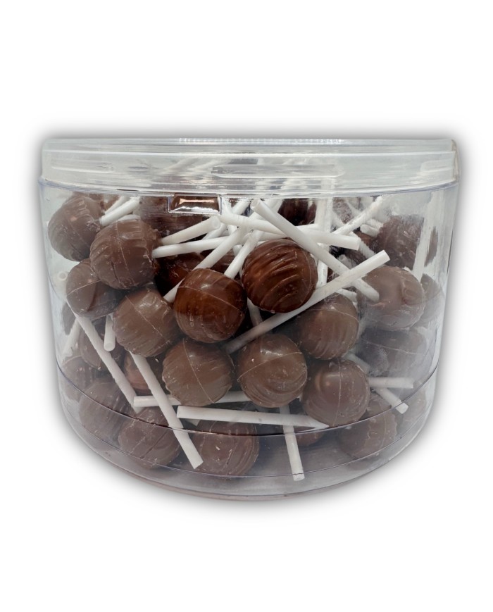 Rondos choco-fresa bote 140 unidades