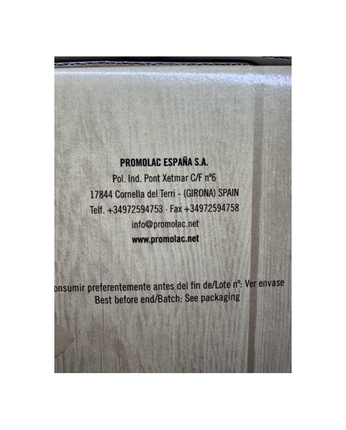 Cobertura de Chocolate Blanco Promolac en caja de 3 Kilos