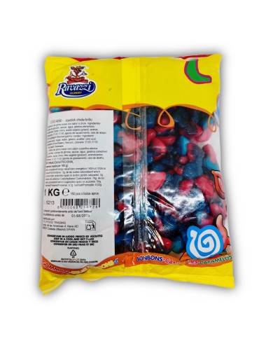 Ravazzi Gummy Joystick chicle relleno bolsa 1 kilo