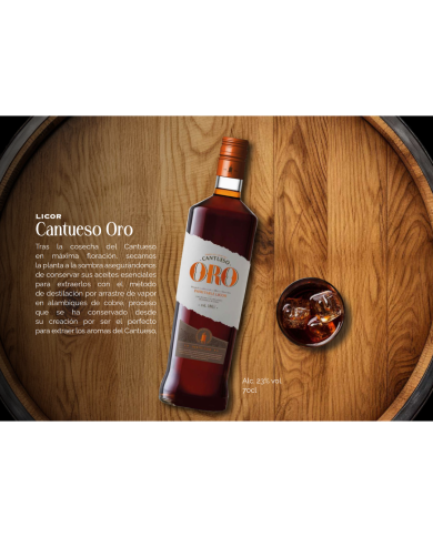 Cantueso Oro botella 1 Litro