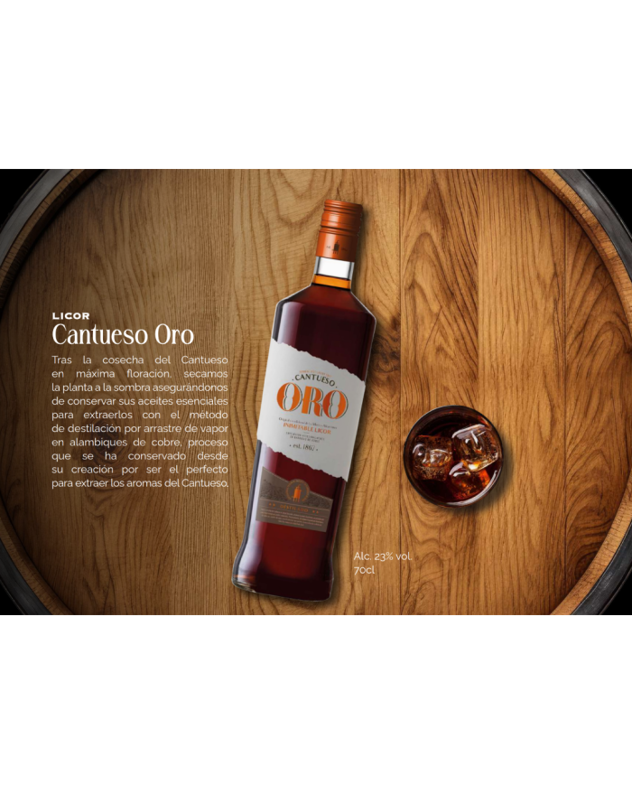 Cantueso Oro botella 1 Litro