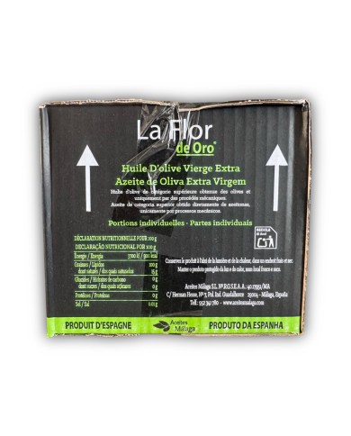 Aceite de oliva virgen extra La Flor de Oro tarrinas 10 ml. caja 240 unidades