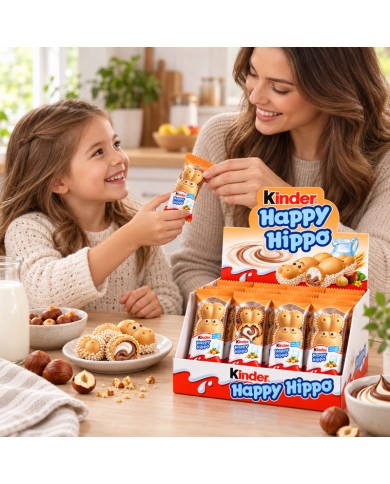 Chocolatina Kinder Happy Hippo 28 unidades