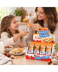 Chocolatina Kinder Happy Hippo 28 unidades