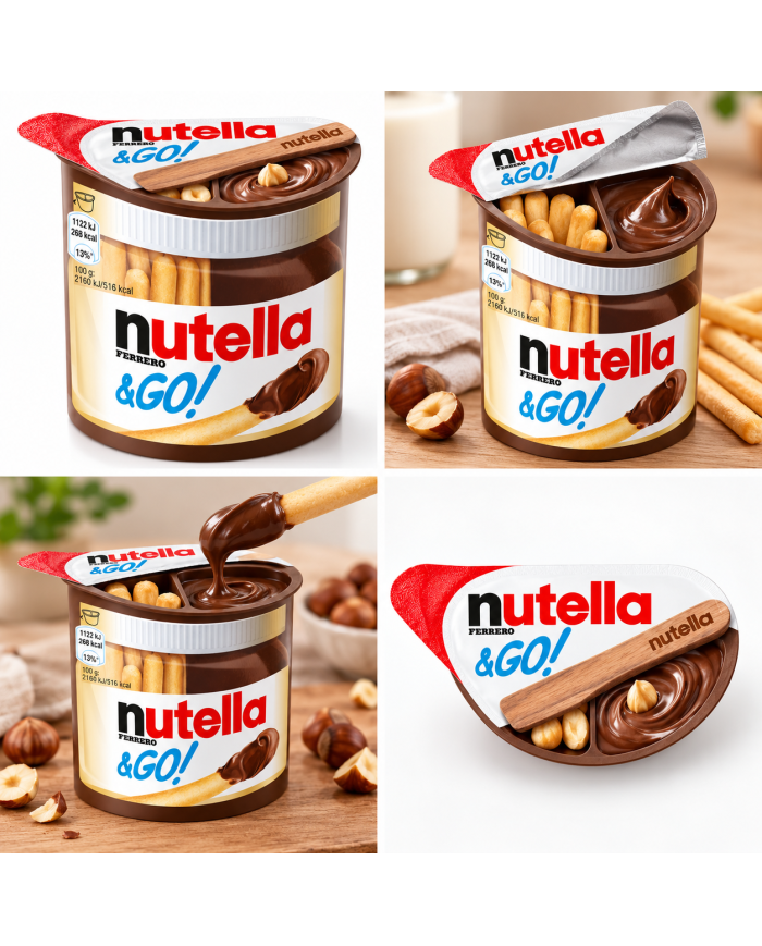 Nutella Go! estuche de 12 unidades