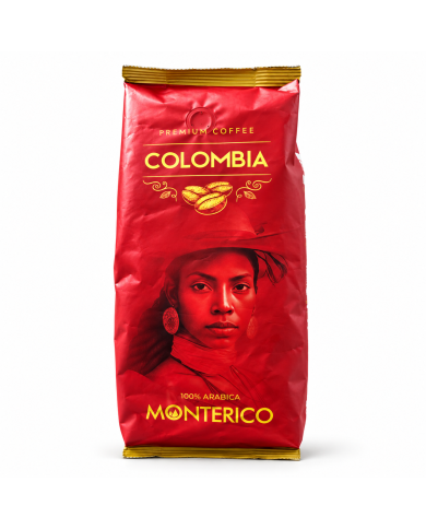 Café de Colombia Monterico premium 100% arábica bolsa 1 Kg.