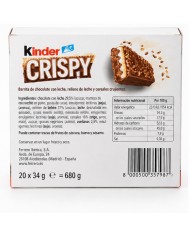 Kinder Crispy estuche de 24 unidades