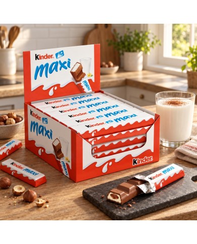 Chocolatina Kinder chocolate maxi 21gr. caja 36 unidades