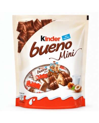 Chocolatina Kinder Bueno Mini bolsa de 20 uds. caja de 16 bolsas
