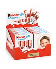 Chocolatina Kinder chocolate pack 4 barritas estuche de 16