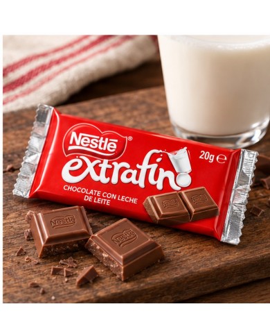Nestle Extrafino chocolatina de 20g. estuche de 24 uds.