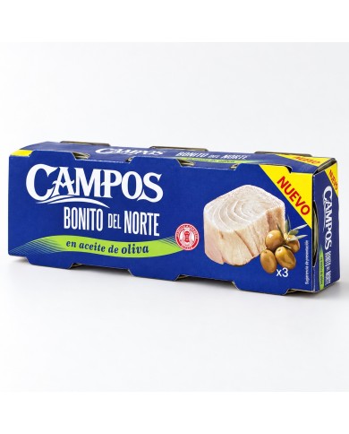 Campos bonito del norte en aceite de oliva pack-3