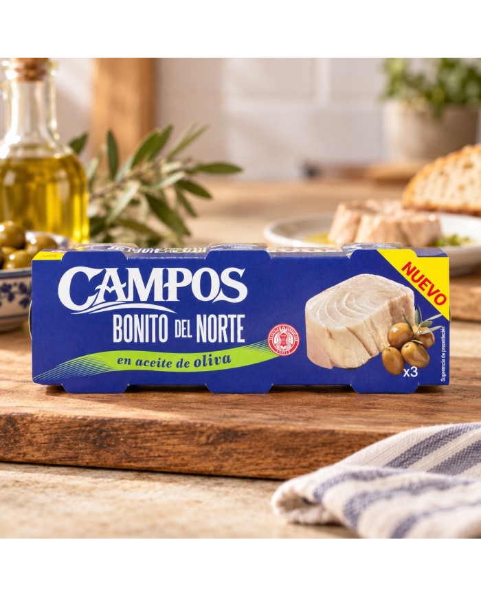 Campos bonito del norte en aceite de oliva pack-3