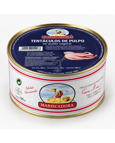 Tentáculos de pulpo Mariscadora lata RO-1000