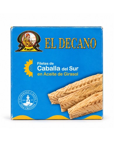 El Decano Filetes de Caballa lata 525 grs.