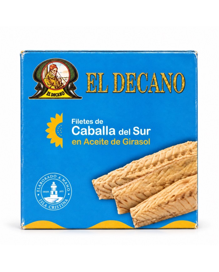 El Decano Filetes de Caballa lata 525 grs.