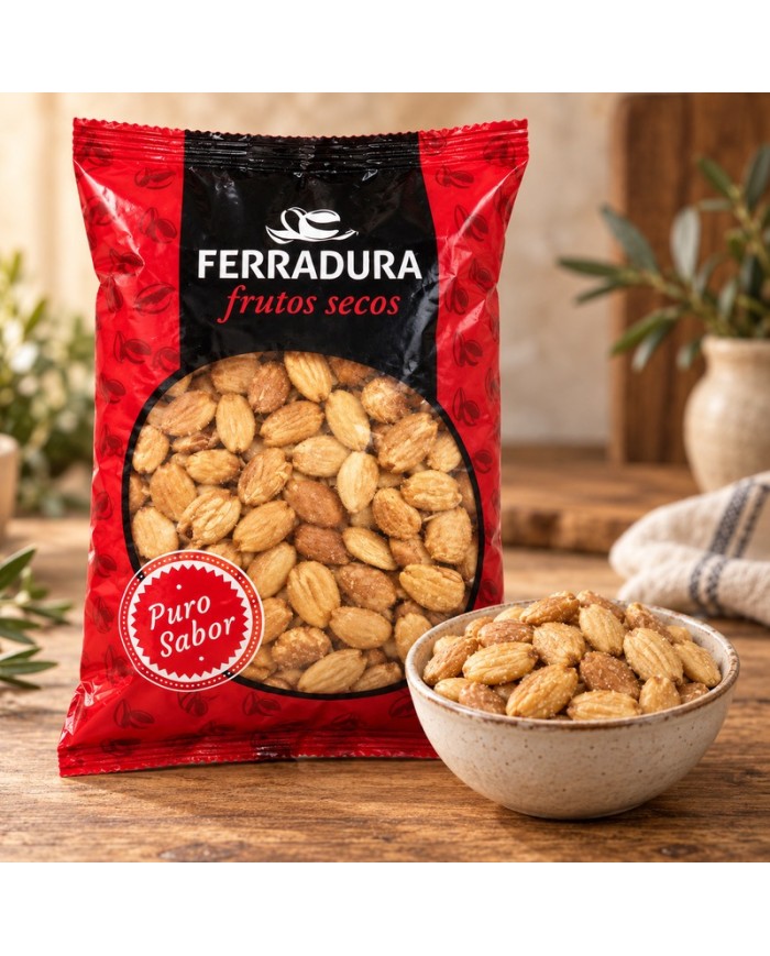 Ferradura almendra pelada frita bolsa 1 kilo