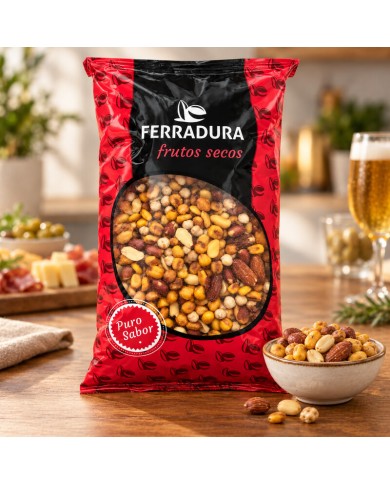 Ferradura cocktail de frutos secos bolsa de 1 kilo