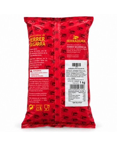 Ferradura cocktail de frutos secos bolsa de 1 kilo