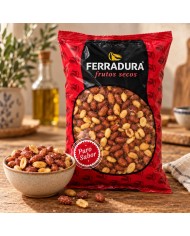 Ferradura cacahuete frito con piel bolsa de 1 kilo