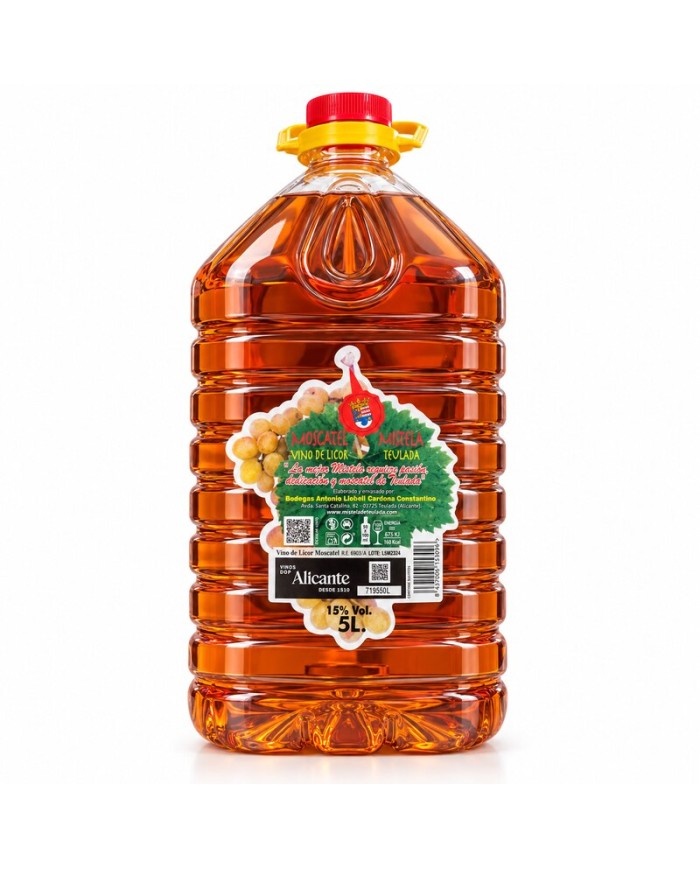 Mistela Moscatel de Teulada Cims del Mediterrani garrafa 5 litros