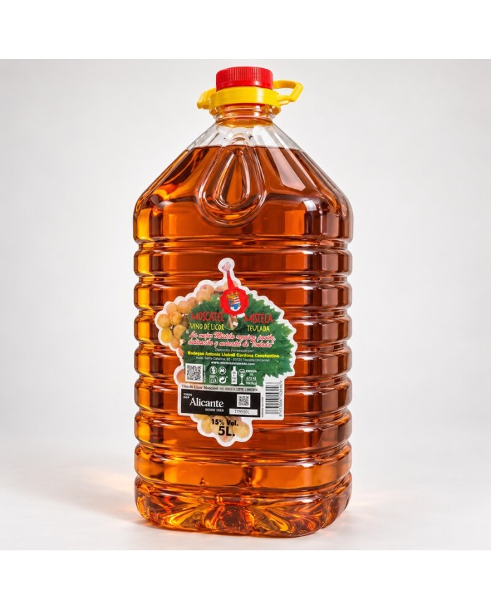 Mistela Moscatel de Teulada Cims del Mediterrani garrafa 5 litros