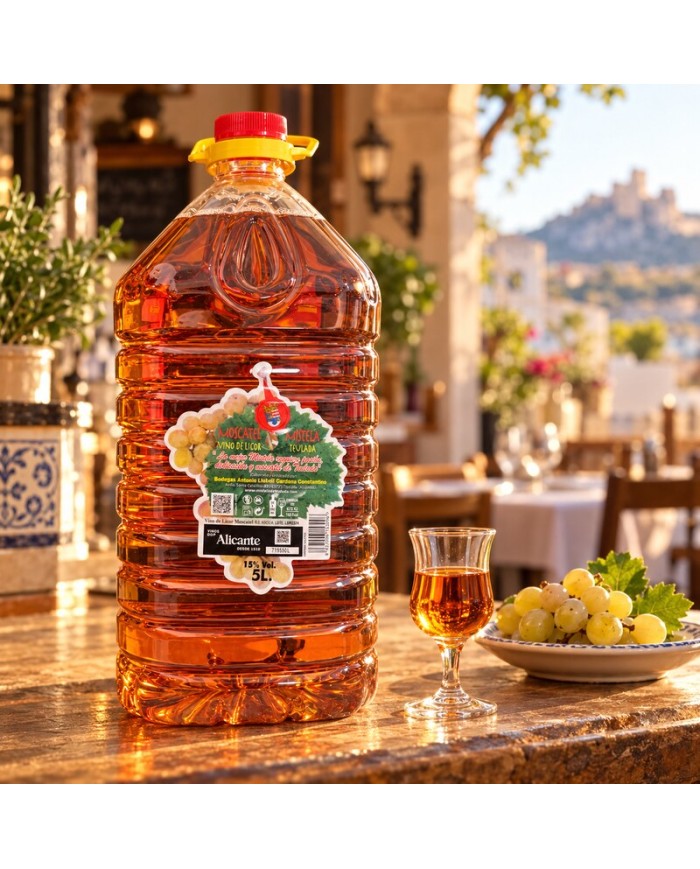 Mistela Moscatel de Teulada Cims del Mediterrani garrafa 5 litros