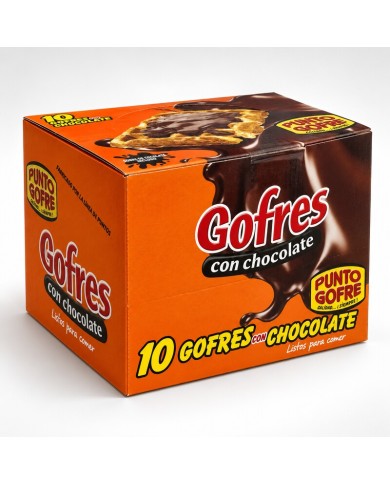 Punto gofre con chocolate 110g.  E/10