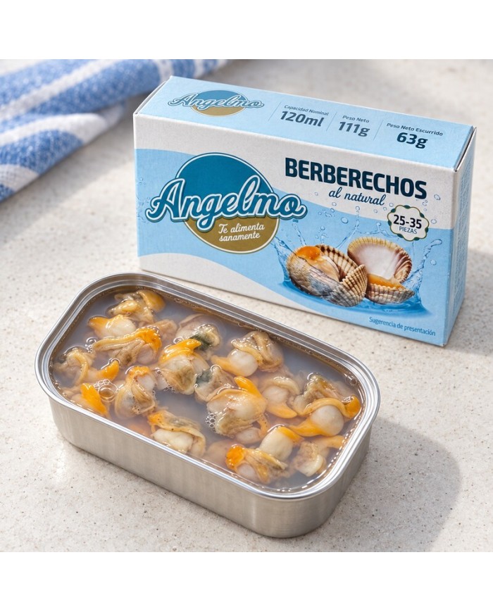 Berberechos grandes Angelmo lata 25/35 piezas