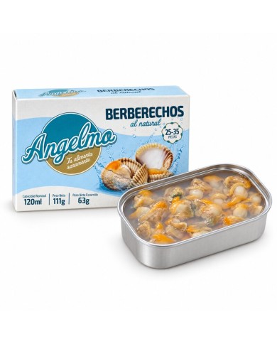 Berberechos grandes Angelmo lata 25/35 piezas