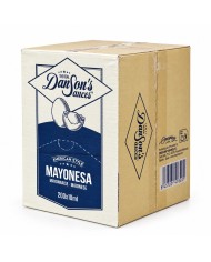 Mayonesa THE REAL Dân Sons monodosis caja de 200 sobres de 10 ml.