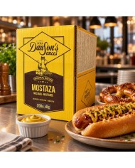Mostaza THE REAL Dân Sons monodosis caja 200 sobres de 8 grs.