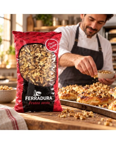 Ferradura nuez en grano USA bolsa de 1 kilo