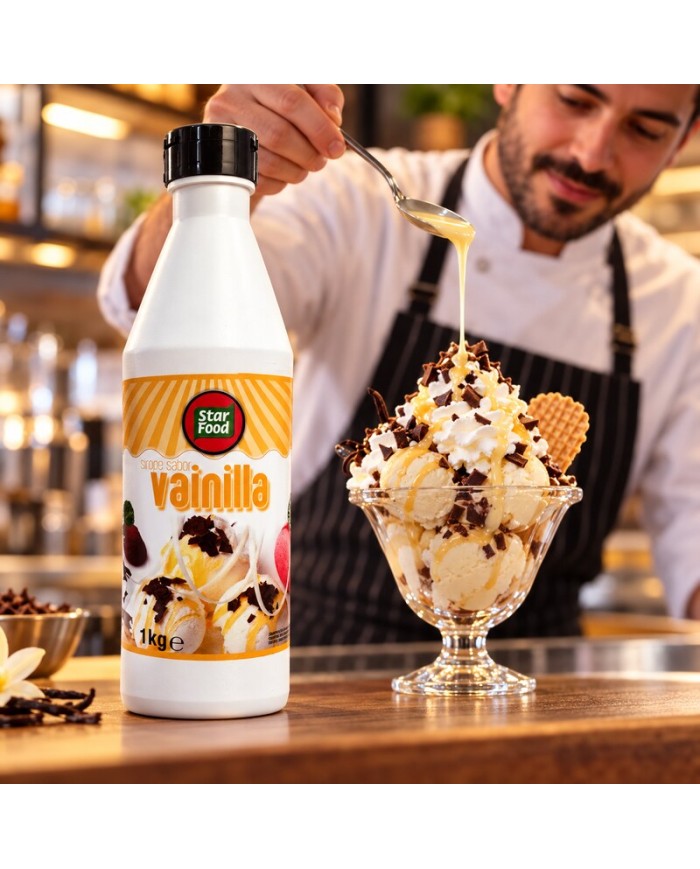 Star food sirope de Vainilla 1000 gramos