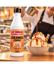 La Fragua sirope de Caramelo botella 1200 gramos