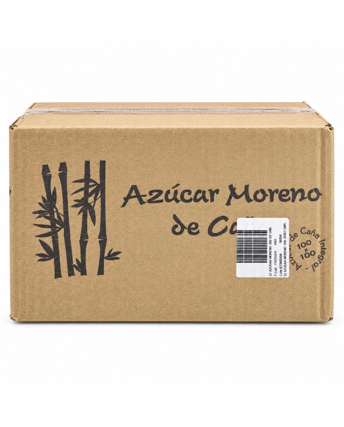 Azúcar moreno intergal de caña sobre 7 gramos caja de 500 sobres
