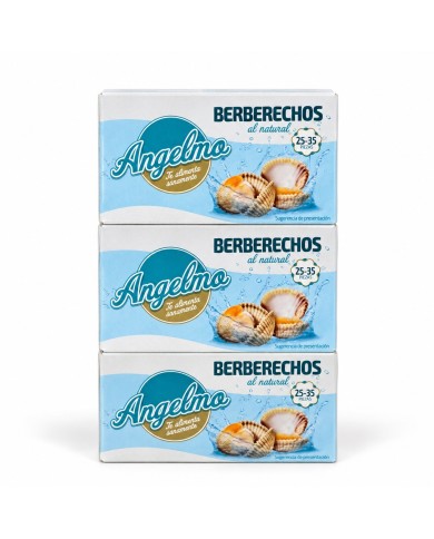 Berberechos grandes Angelmo lata 25/35 piezas