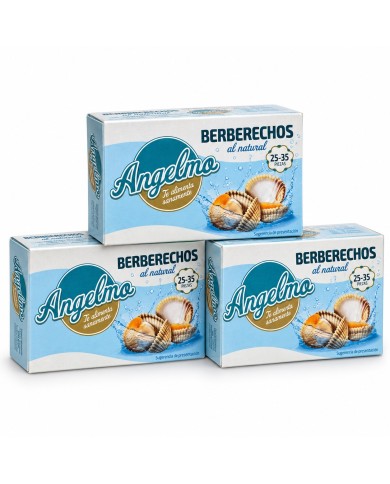 Berberechos grandes Angelmo lata 25/35 piezas
