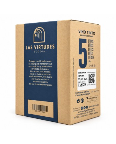 Vino Arcabucero tinto D.O. Alicante bag in box 5 litros