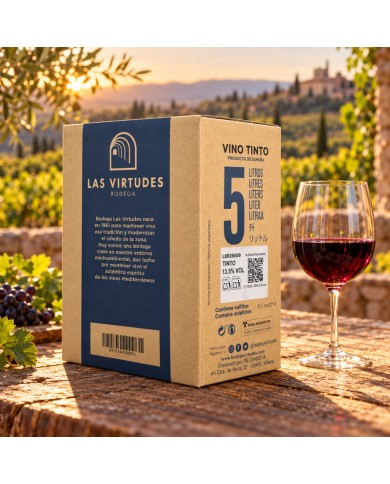 Vino Arcabucero tinto D.O. Alicante bag in box 5 litros