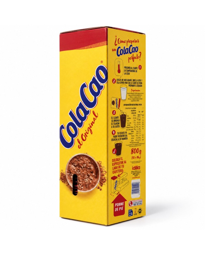 Cola Cao sobre 18 gramos estuche 50 unidades