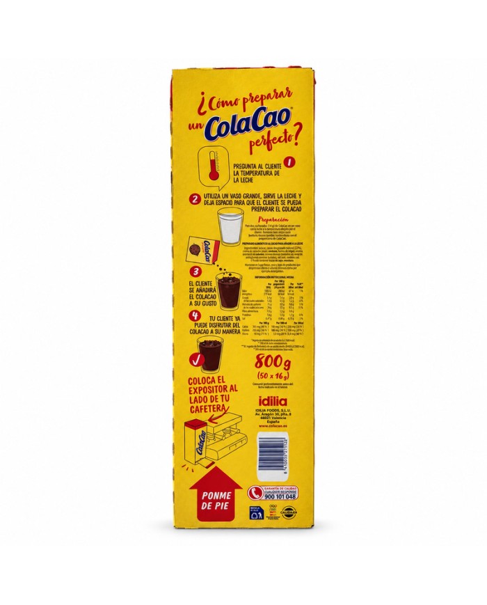 Cola Cao sobre 18 gramos estuche 50 unidades