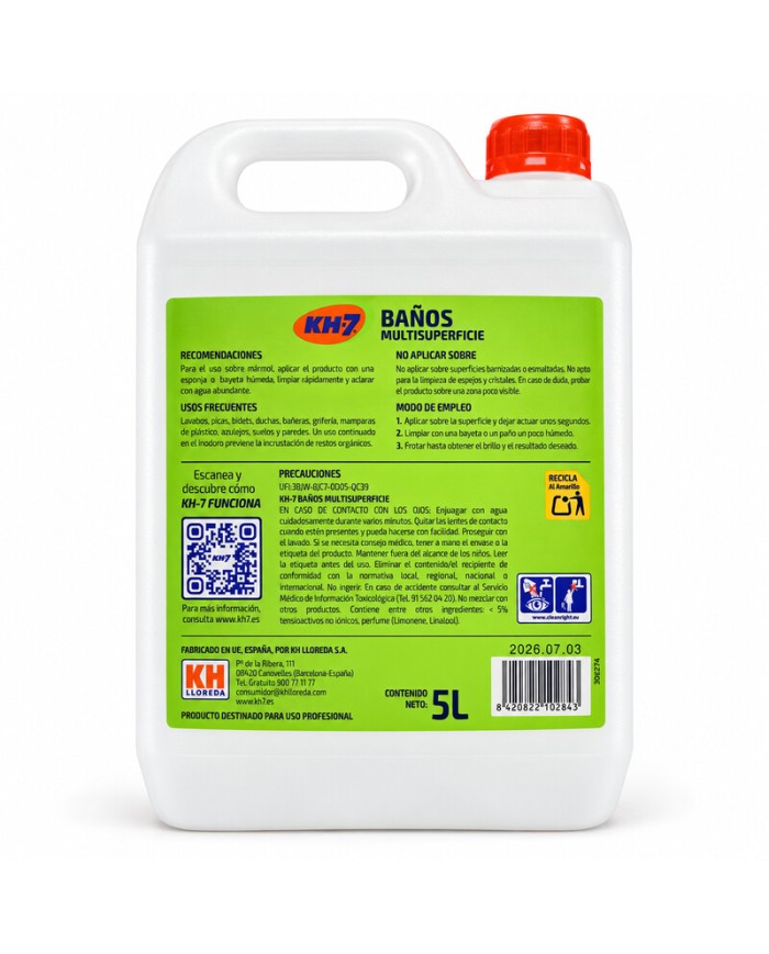 KH-7 Limpiador multisuperficie baños 5 litros
