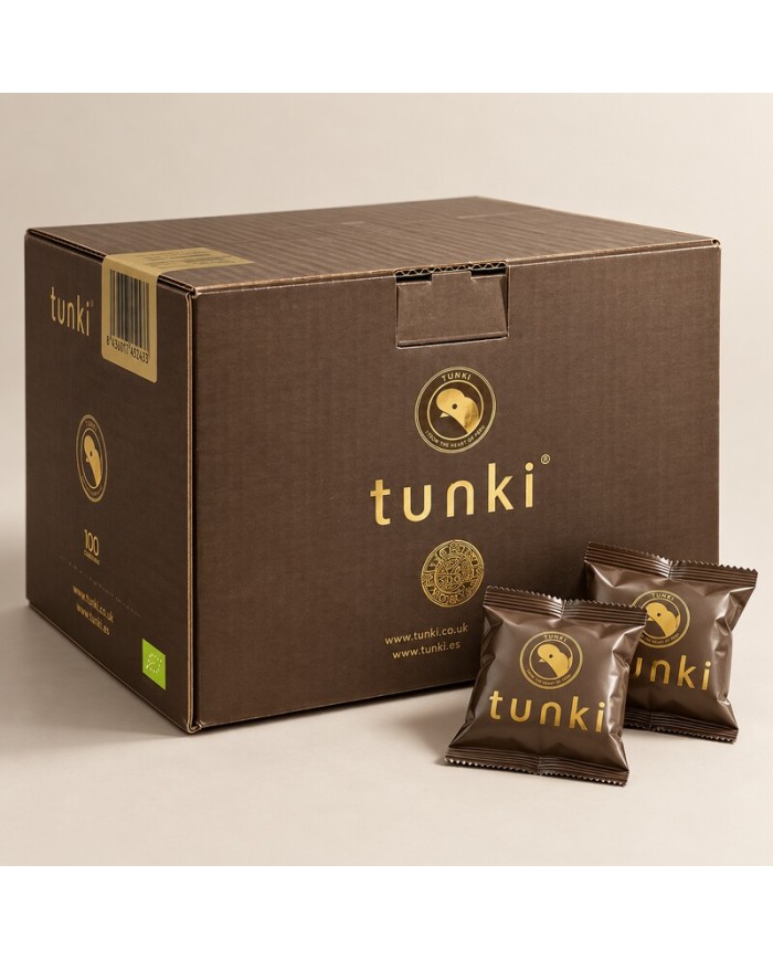 Café Silvestre Tunki 100% arábica ecologico cápsulas caja de 100