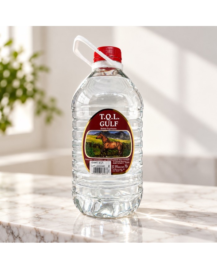 Tequila Gulf garrafa pet 3 litros