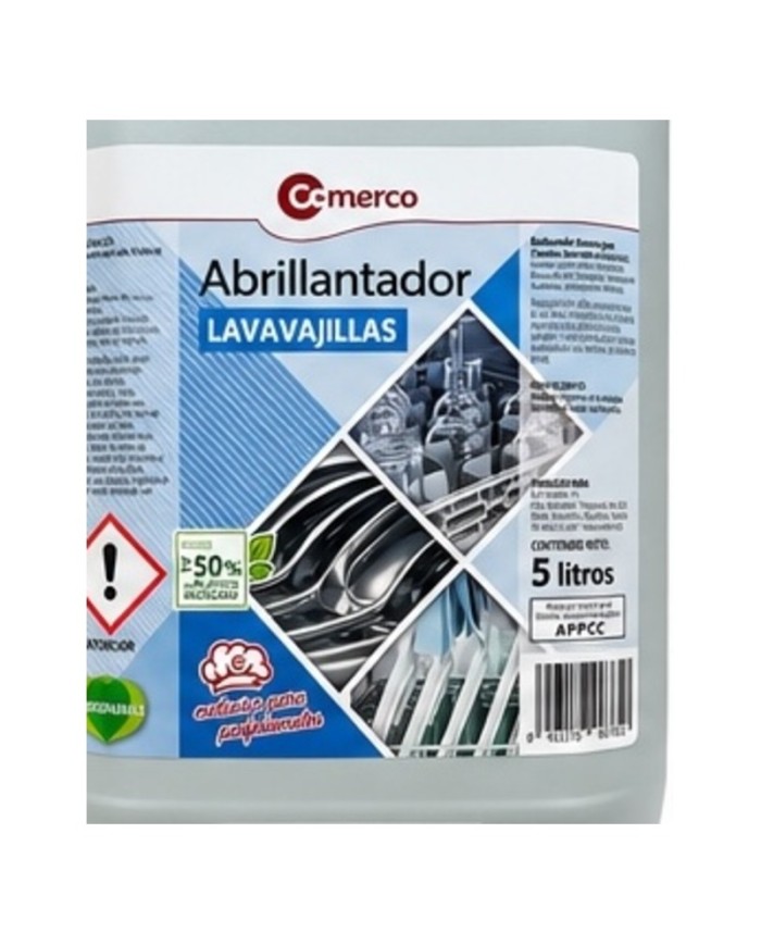 Comerco abrillantador para lavavajillas garrafa 5 Litros