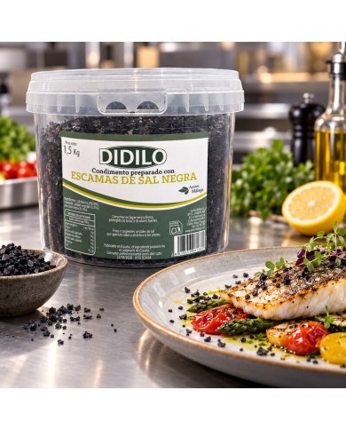 Comprar Sal Negra en escamas DIDILO 1.5 kilos al mejor precio