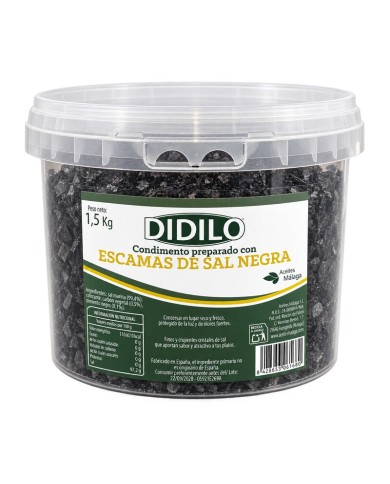 Comprar Sal Negra en escamas DIDILO 1.5 kilos al mejor precio