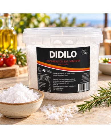 Comprar sal marina en escamas Didilo 1,5 kg al mejor precio