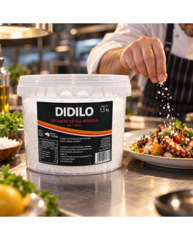 Comprar sal marina en escamas Didilo 1,5 kg al mejor precio